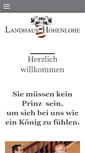 Mobile Screenshot of landhaus-hohenlohe.de